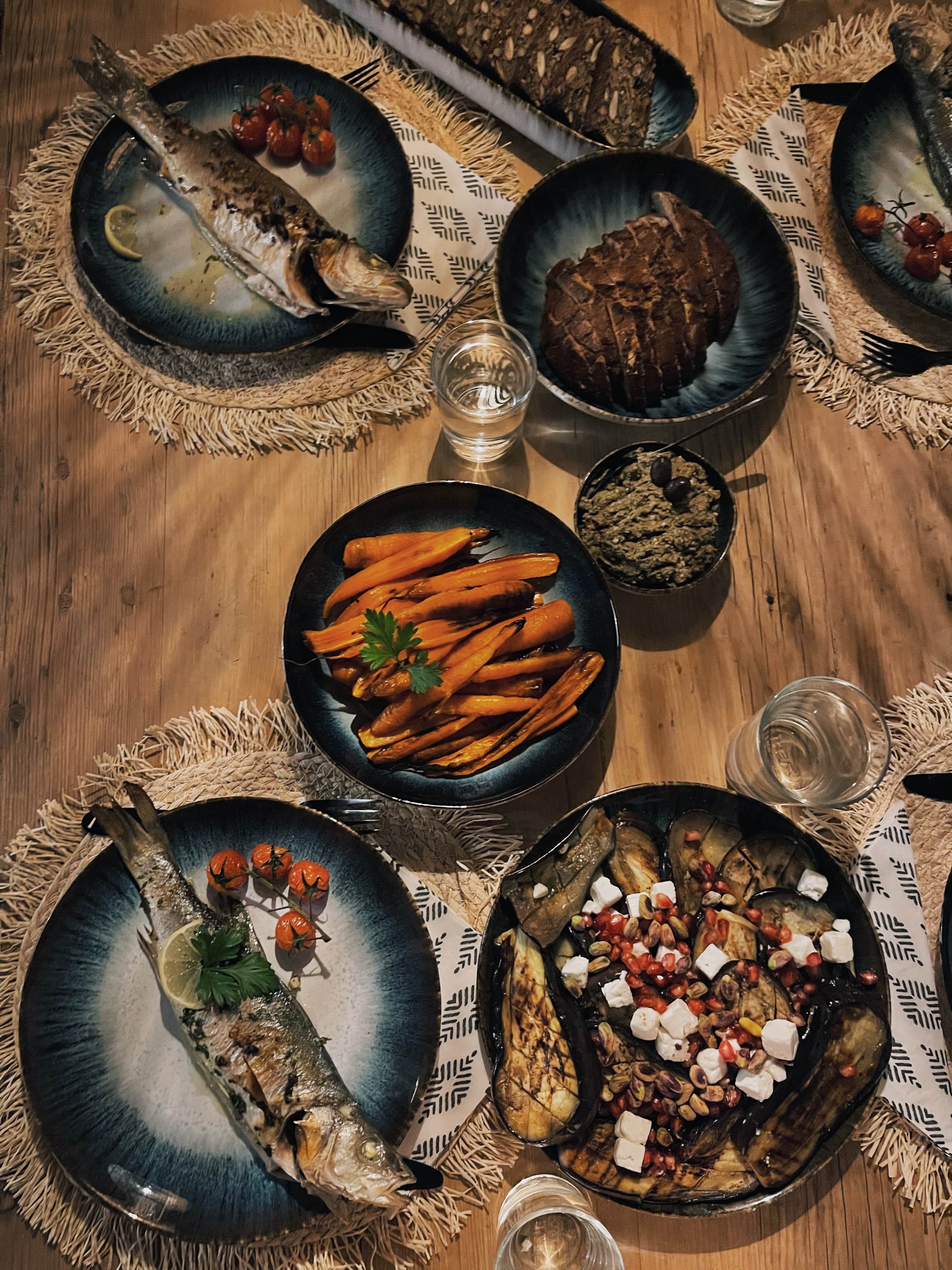 Gezond en heerlijk diner.